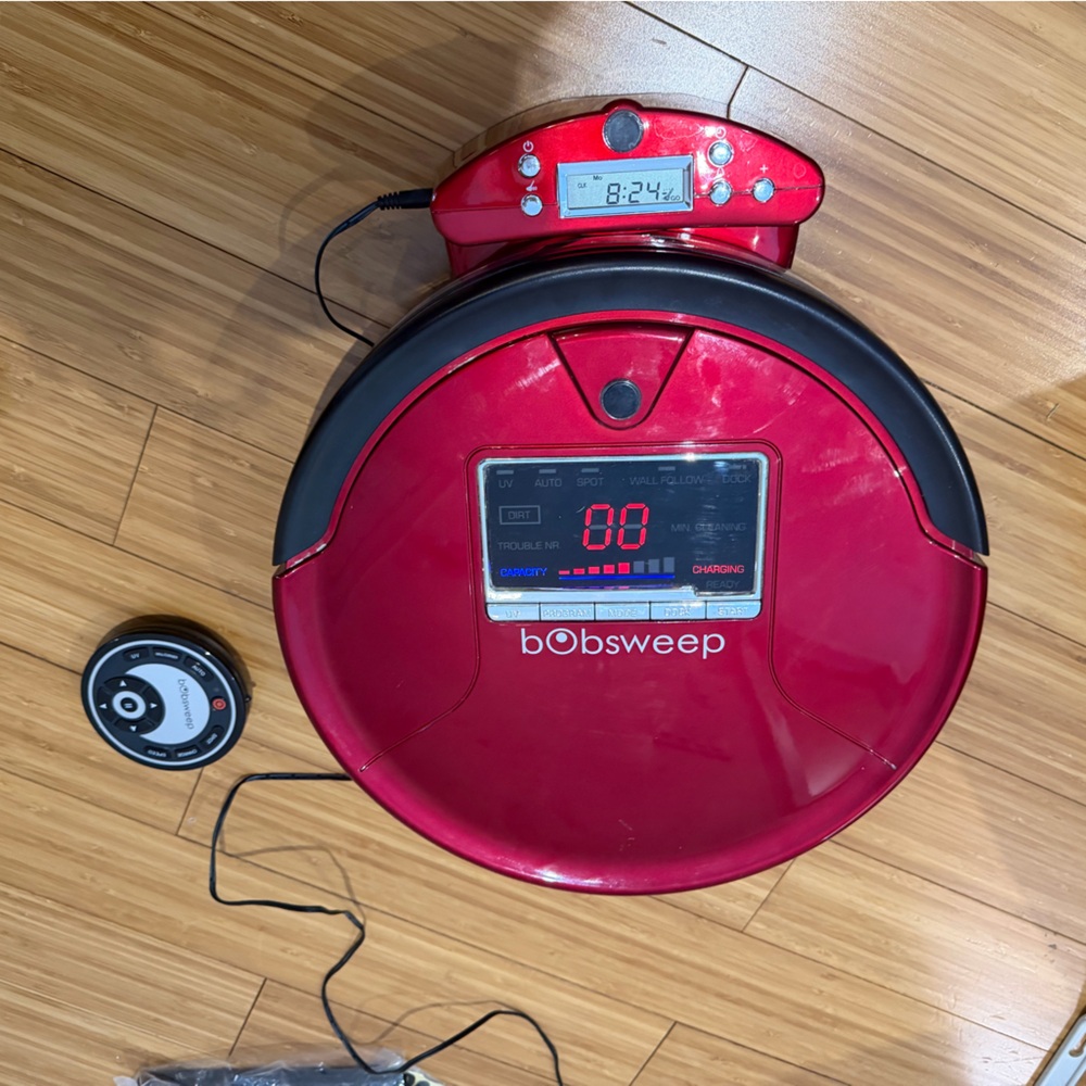 Red bObsweep Robotic Vacuum Cleaner
